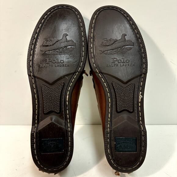 VERY GOOD Rancourt & Co. x Polo Country Handsewn Moccasin Kiltie Loafer USA 11 - Picture 8 of 12